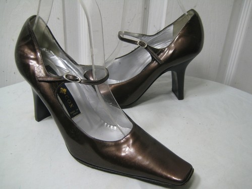 Patrick cox brown patent - brown,